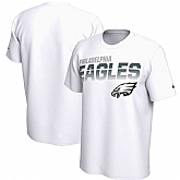 Philadelphia Eagles Nike Sideline Line of Scrimmage Legend Performance T-Shirt White,baseball caps,new era cap wholesale,wholesale hats